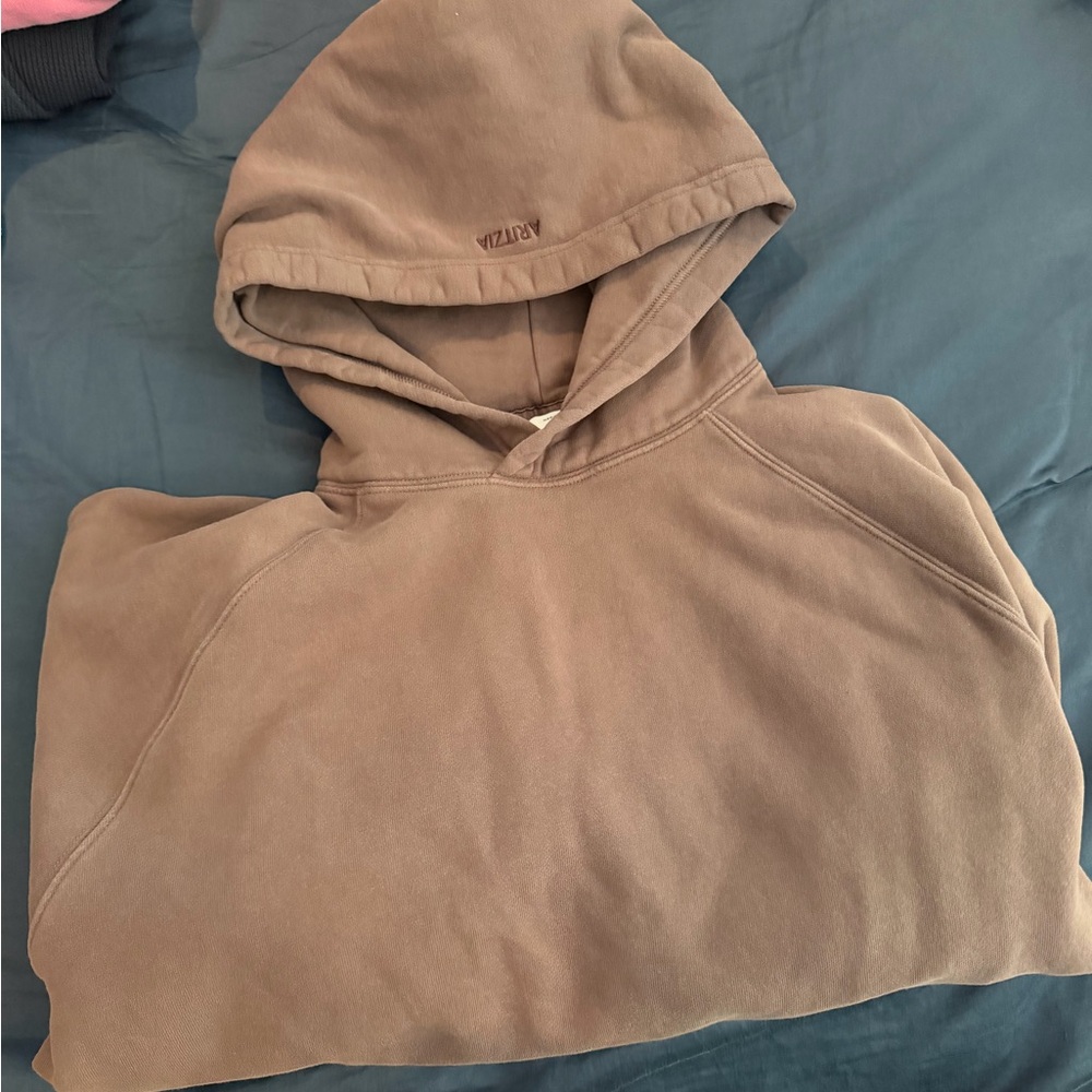 Aritzia Cozy Sweatfleece Mega Raglan™ Hoodie- 
Size M, Raisin